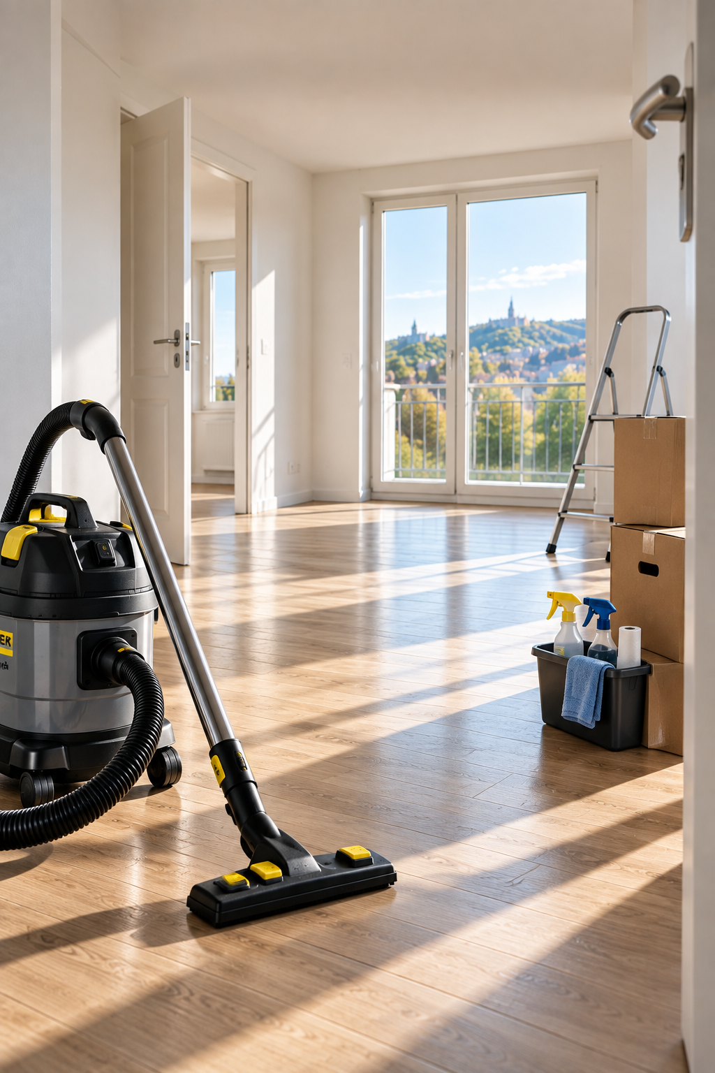 Nettoyage professionnel d'un logement vide par NexPro Services